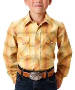 Roper Boys' Western Snap Shirt