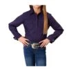Roper Girls' Purple Snap Shirt