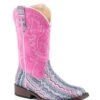 Roper Girls' Glitter Waves Bling Boot