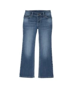 Wrangler Girls' Premium Patch Bootcut Jean
