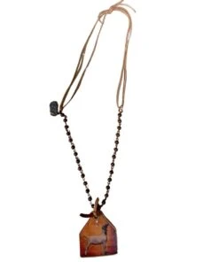 XOXOArt & Co. Goat Ear Tag Necklace