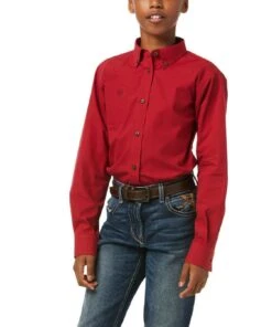 Ariat Boys' Pro Series Benito Classic Fit Button Down Shirt