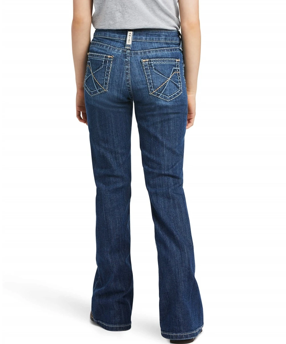 Ariat Girls' R.E.A.L. Darlene Boot Cut Jean 2 Ariat Girls' R.E.A.L. Darlene Boot Cut Jean - Image 2