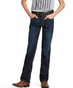 Ariat Boys' B5 Slim Esteban Stackable Straight Leg Jean