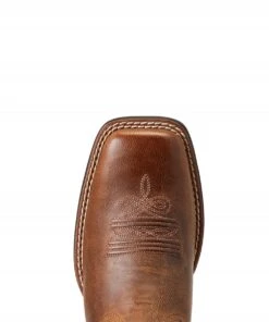 Ariat Women's Round Up Leopard Print Boot -Apparel Line Shop 10040363 toe