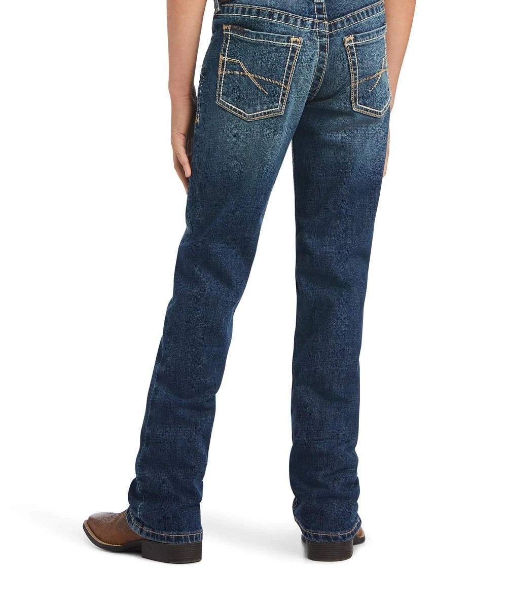 Ariat Boys' B5 Wilson Straight Jean 2 Ariat Boys' B5 Wilson Straight Jean - Image 2