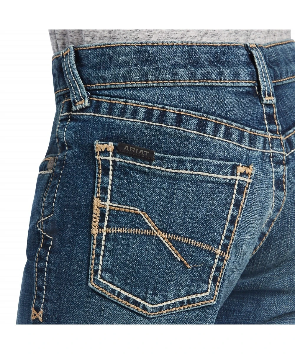 Ariat Boys' B5 Wilson Straight Jean 3 Ariat Boys' B5 Wilson Straight Jean - Image 3