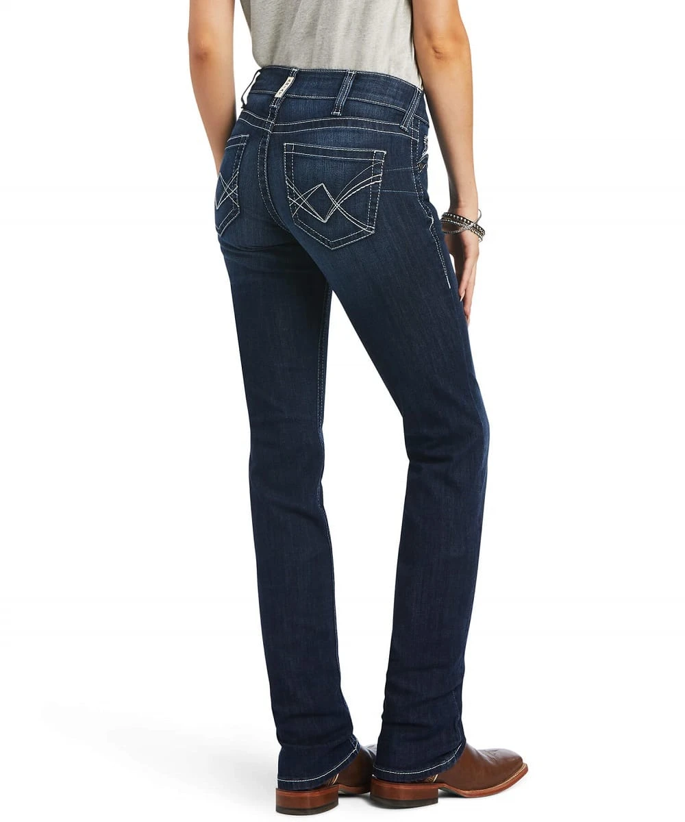 Ariat Women's R.E.A.L. Clarissa Straight Jean 2 Ariat Women's R.E.A.L. Clarissa Straight Jean - Image 2
