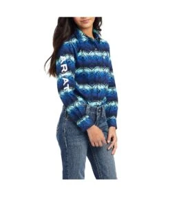 Ariat Girls' Ombre Button Down Shirt