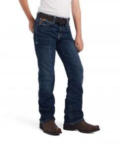 Ariat Boys' B4 Relaxed Hugo Boot Cut Jean