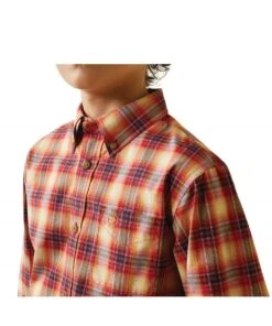 Ariat Boys' Pro Nayel Button Down Shirt -Apparel Line Shop 10042243 c