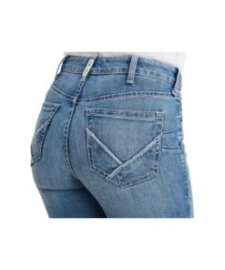 Ariat Women's R.E.A.L. High Rise Annie Flare Jean -Apparel Line Shop 10043143 pocket