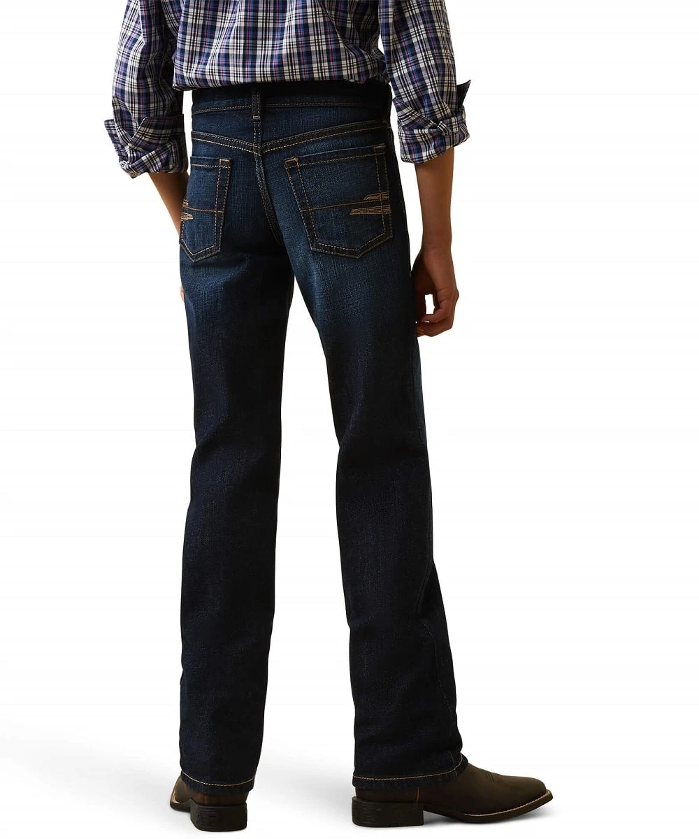 Ariat Boys' B5 Slim Trevor Straight Jean 2 Ariat Boys' B5 Slim Trevor Straight Jean - Image 2