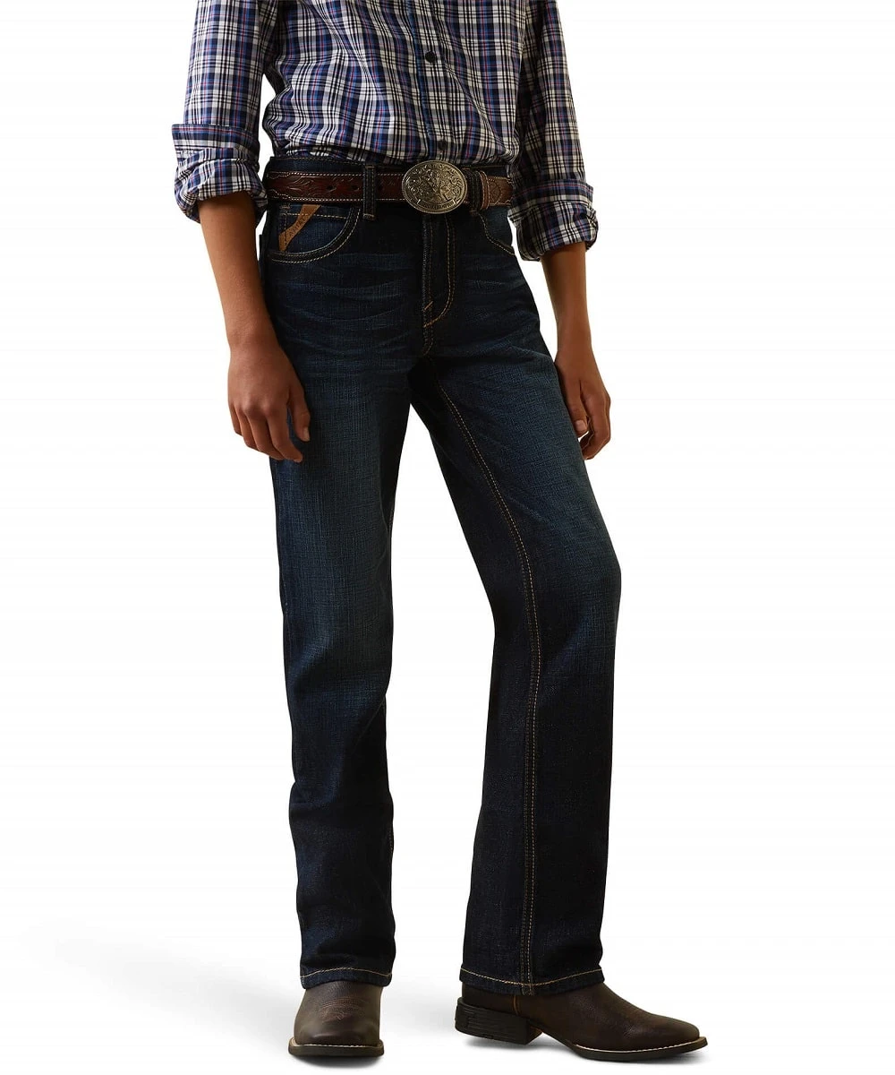 Ariat Boys' B5 Slim Trevor Straight Jean 1 Ariat Boys' B5 Slim Trevor Straight Jean