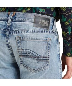 Ariat Men's M7 Slim 3D Courtland Straight Jean -Apparel Line Shop 10043187 pocket