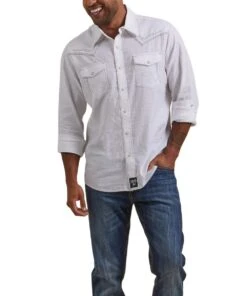 Wrangler Men's Rock 47 Western Snap Shirt