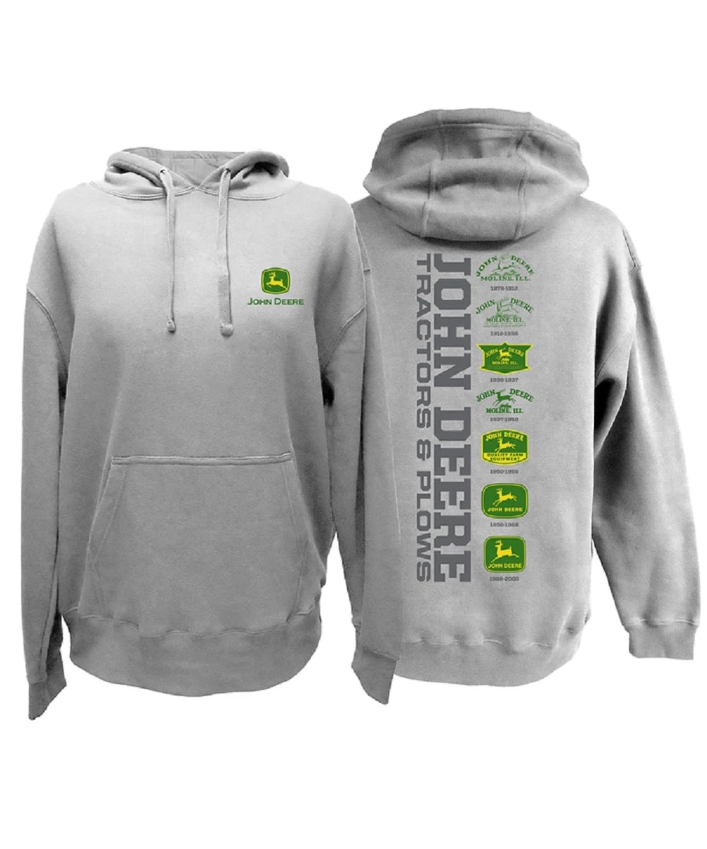 John Deere History Of The Logos Hoodie 1 John Deere History Of The Logos Hoodie