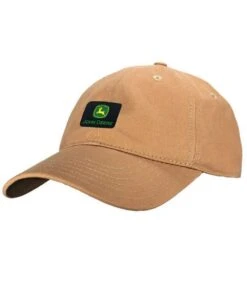 John Deere Carhartt Brown Water Resistant Cap