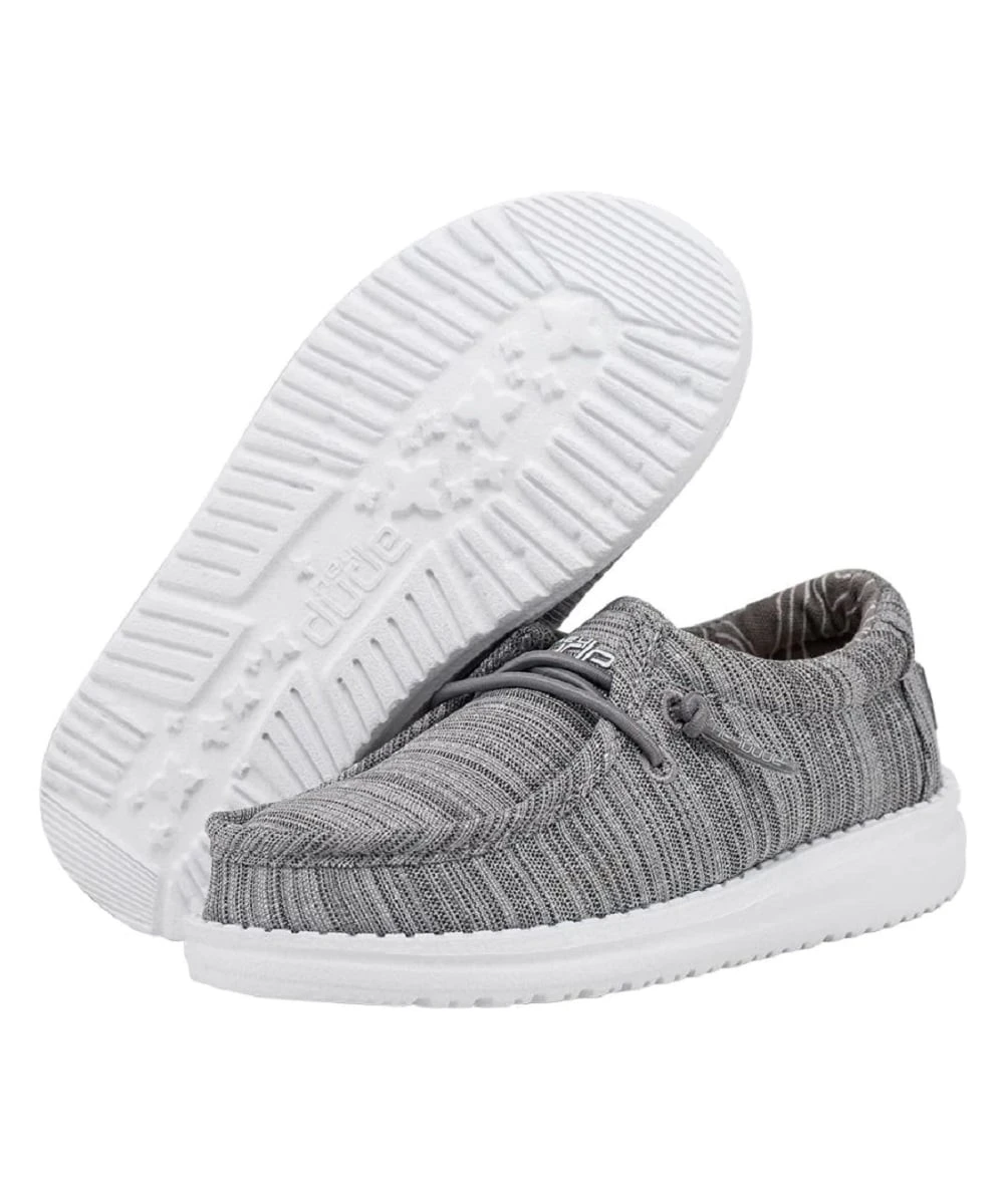Hey Dude Toddler Stone Wally Linen Shoe 1 Hey Dude Toddler Stone Wally Linen Shoe