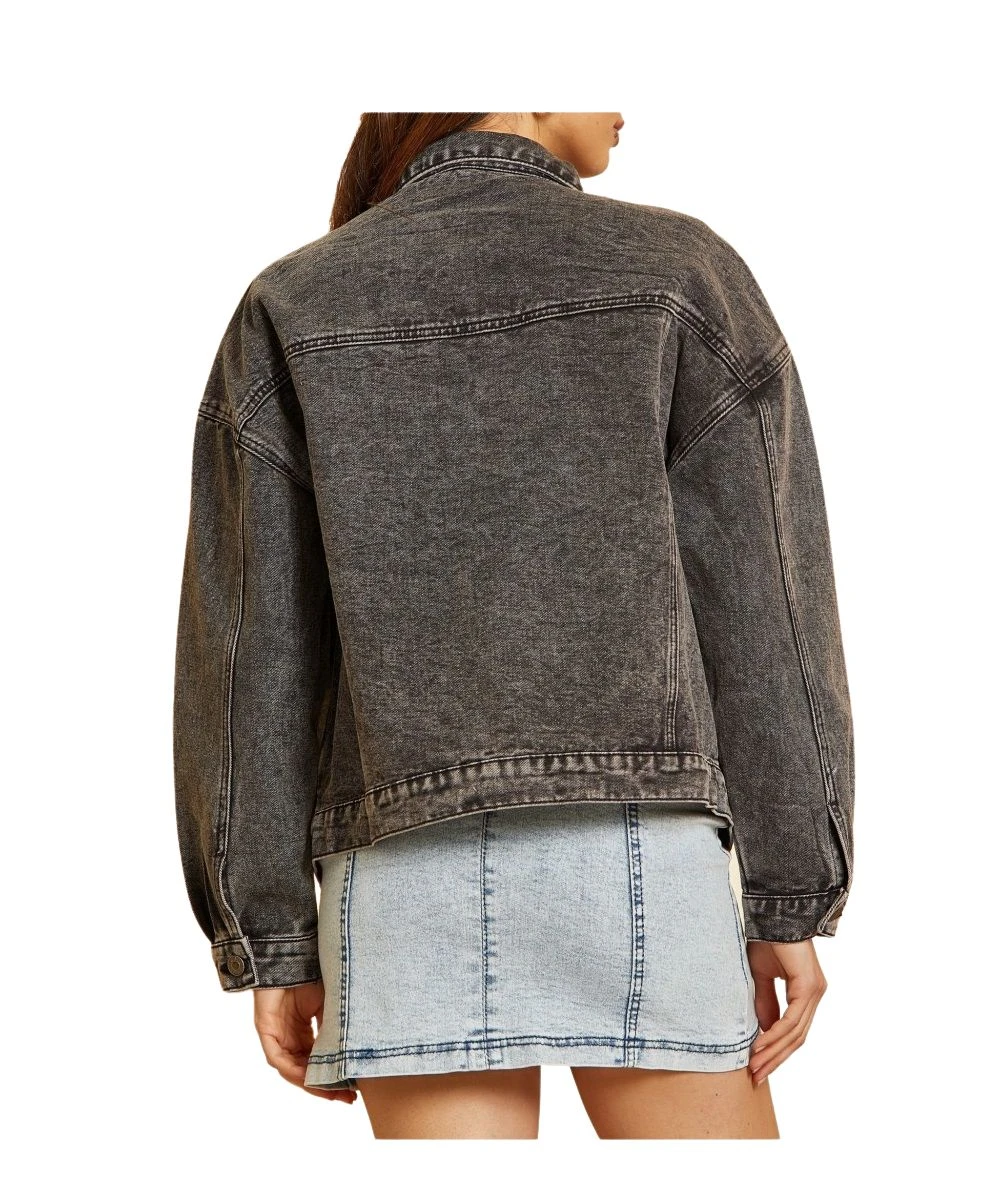 Andree By Unit Women's Denim Jacket 2 Andree By Unit Women's Denim Jacket - Image 2