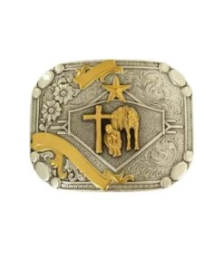 M&F Western Men's Nocona Cowboy Prayer Buckle