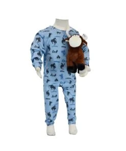Cowboy Hardware Toddler Boys' Bucking Horse Print Blue Playset