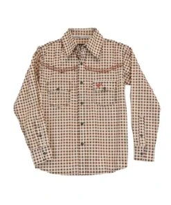 Cowboy Hardware Boys' Circle Star Snap Shirt