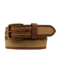 M&F Western Ariat Men's Canvas Inlay Belt