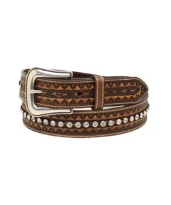 M&F Western Women's Ariat Zig Zag Belt