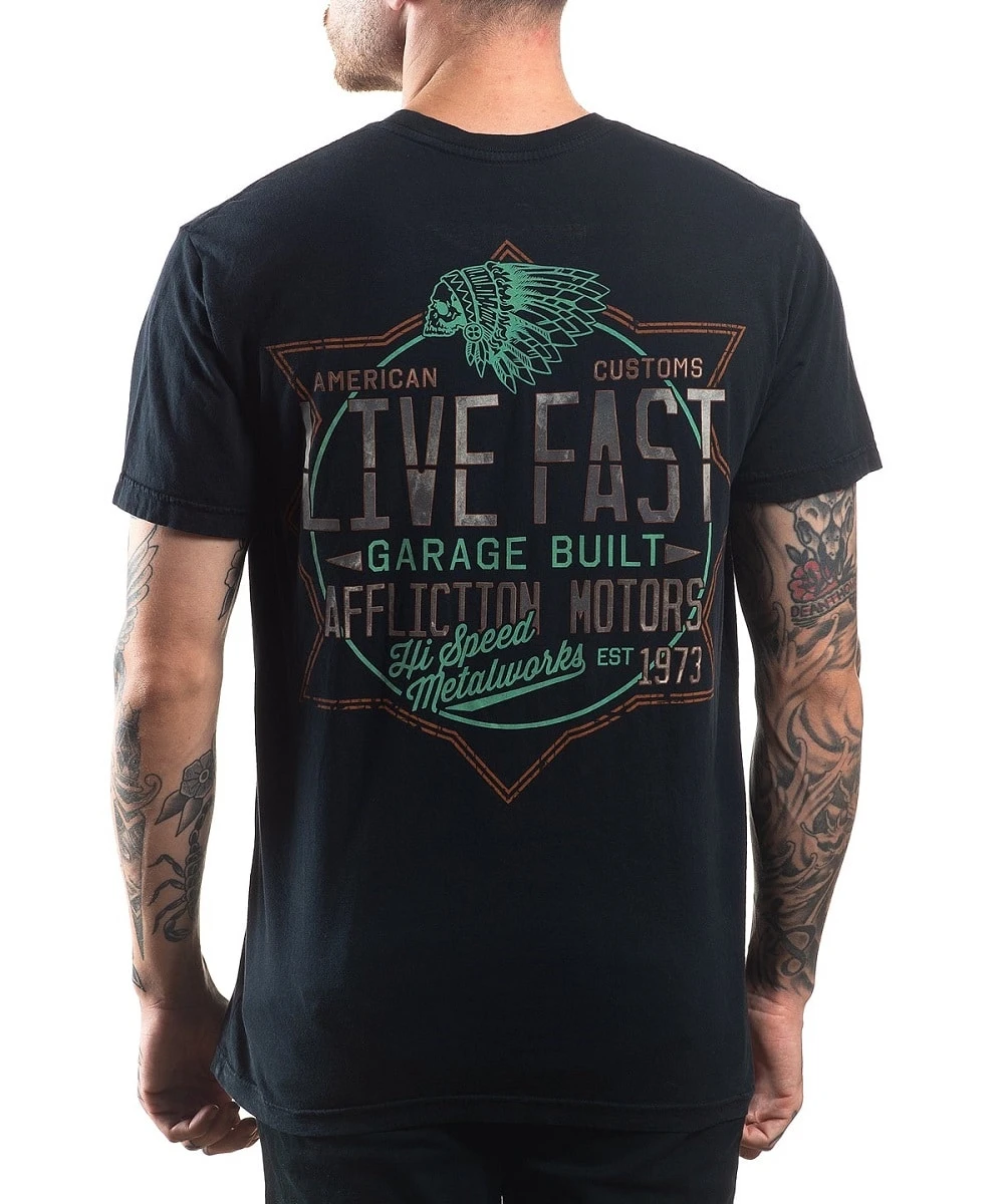 Affliction Men's AC Garage Works Tee 2 Affliction Men's AC Garage Works Tee - Image 2