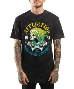Affliction Men's Legacy Collection Black Drive Speed Tee