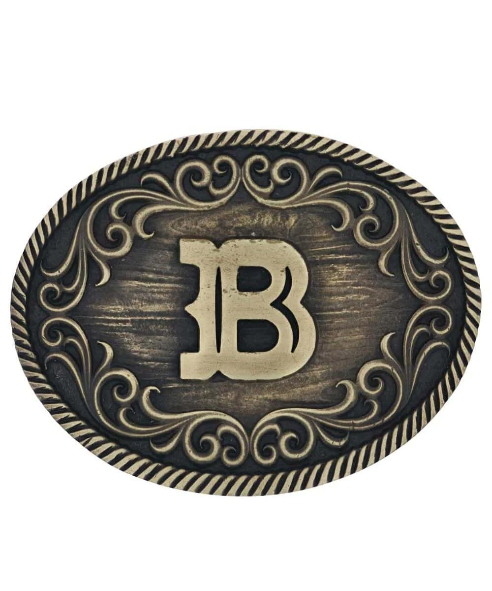 Montana Silversmiths Initial B Attitude Buckle 1 Montana Silversmiths Initial B Attitude Buckle