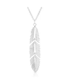 Montana Silversmiths Women's Freedom Feather Necklace