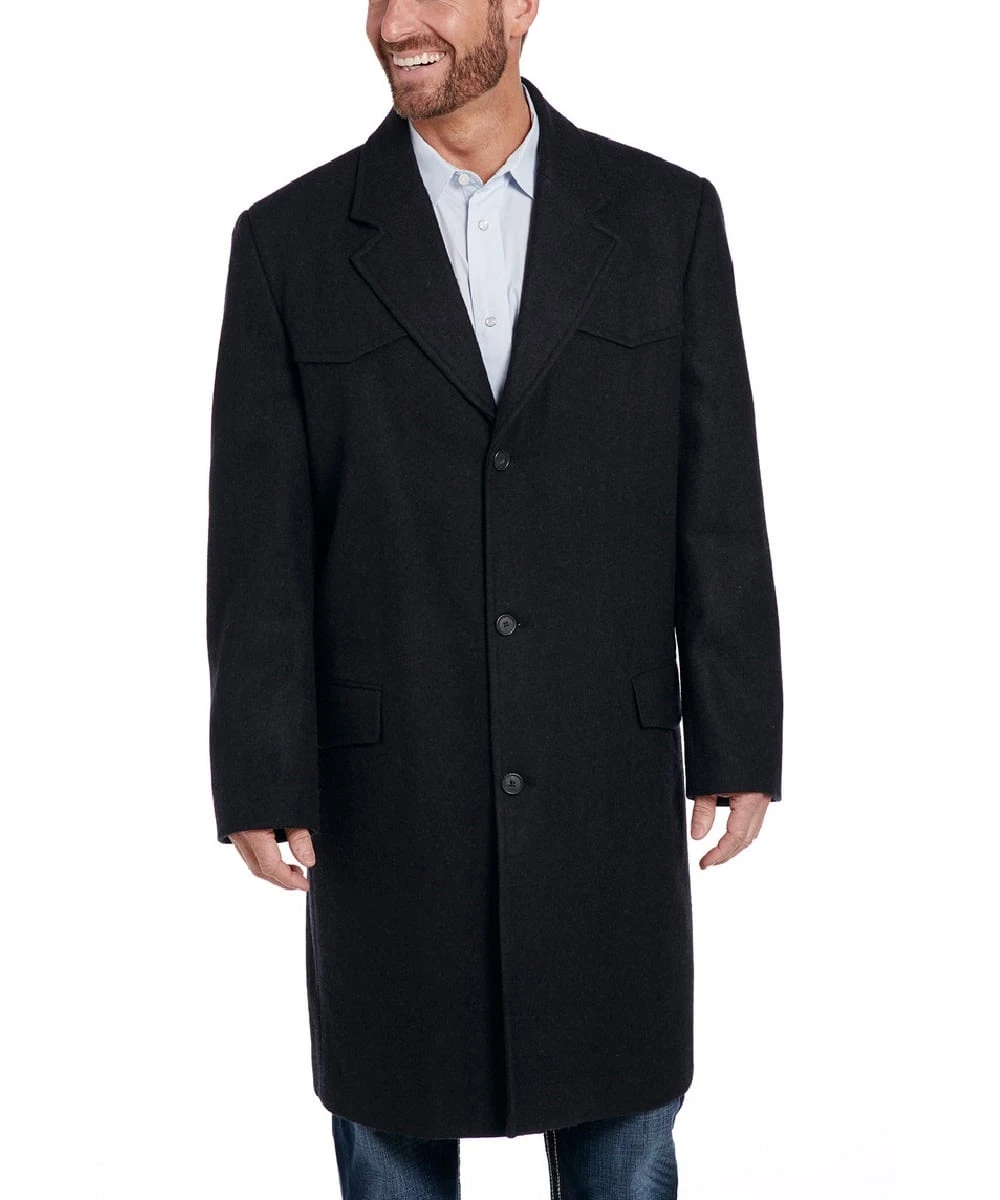 Cripple Creek Men's Melton Concealed Carry Over Coat 1 Cripple Creek Men's Melton Concealed Carry Over Coat