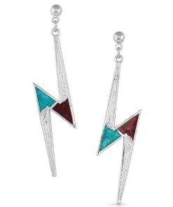 Montana Silversmiths Women's Lightning Bolt Earrings