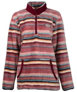 Hooey Girls' Striped Fleece Pullover