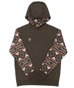 Hooey Boys' Summit Aztec Print Hoodie