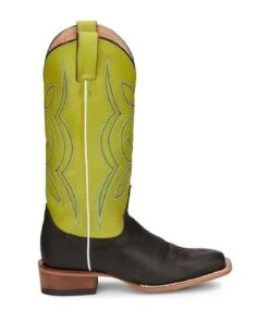 Justin Women's Minnick Square Toe Boot 7 Justin Women's Minnick Square Toe Boot -Apparel Line Shop JP2600 Profile