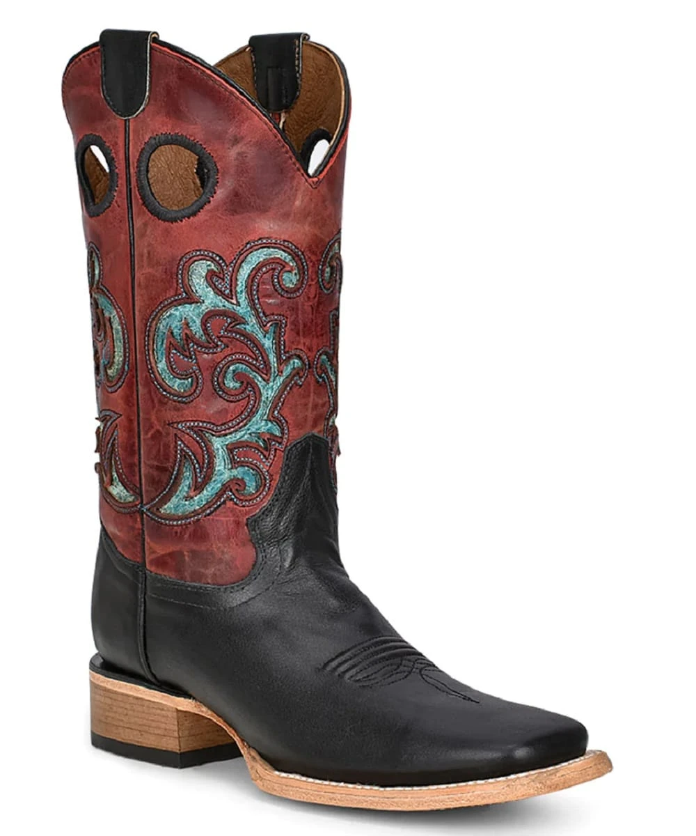 Corral Women's Inlay & Embroidered Boot 1 Corral Women's Inlay & Embroidered Boot