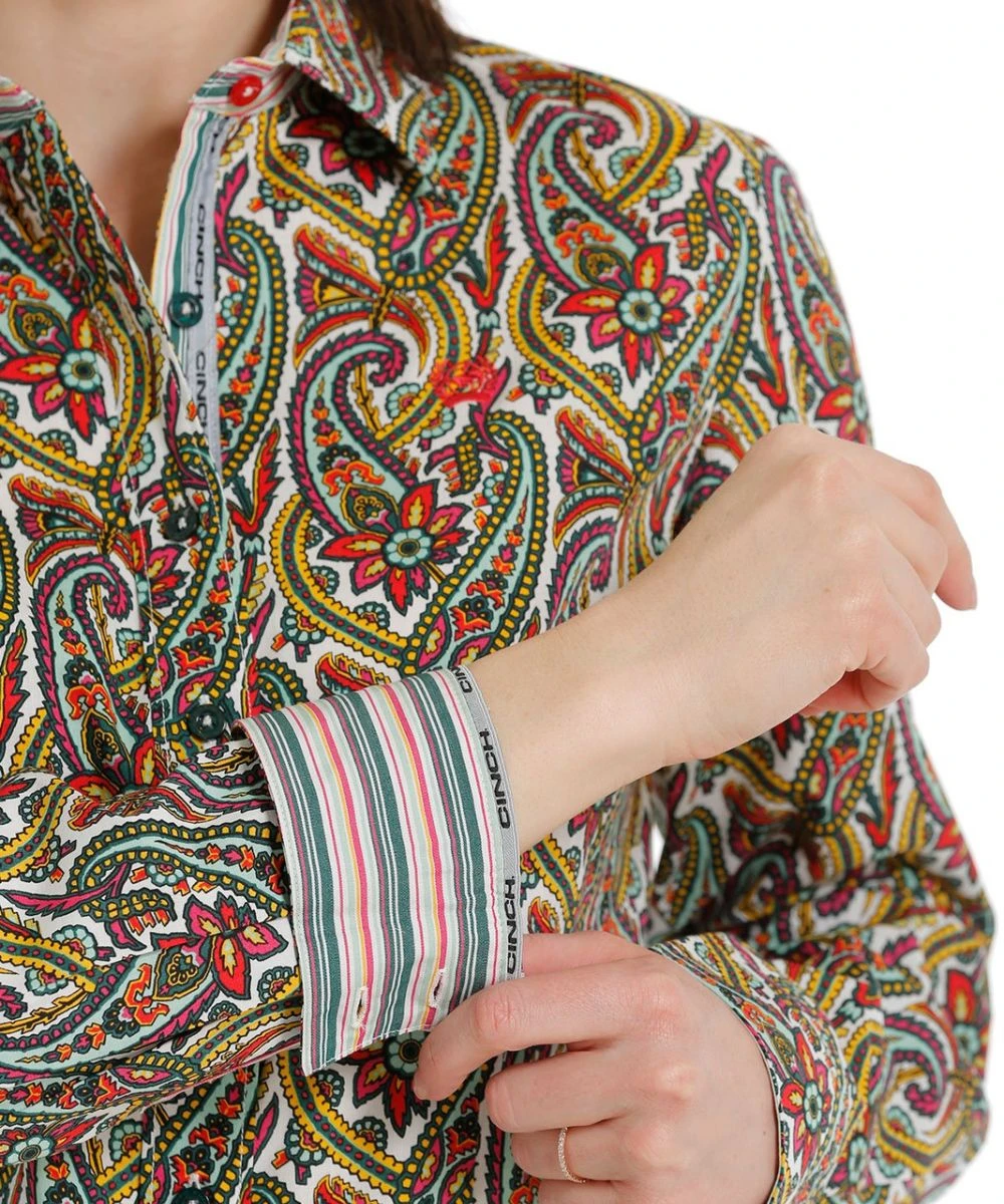 Cinch Women's Western Button Down Shirt 2 Cinch Women's Western Button Down Shirt - Image 2