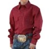 Cinch Boys' Geo Print Snap Shirt