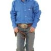 Cinch Boys' Blue Button Down Shirt