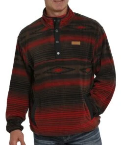 Cinch Men's Aztec Polar Fleece Pullover