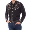 Scully Men's Embroidered Snap Shirt