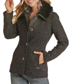 Panhandle Women's Powder River Aztec Jacquard Jacket