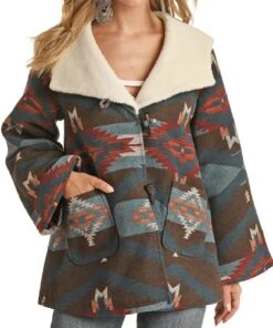 Panhandle Women's Powder River Wool Cape Coat