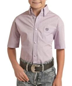 Panhandle Boys' Button Down Shirt