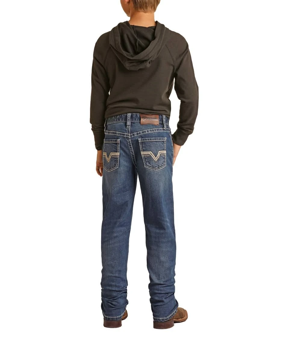 Rock & Roll Cowboy Boys' Revolver Reflex Slim Fit Jean 2 Rock & Roll Cowboy Boys' Revolver Reflex Slim Fit Jean - Image 2