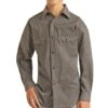 Panhandle Boys' Geo Print Snap Shirt