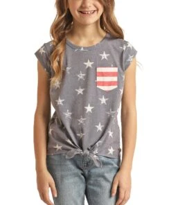 Panhandle Girls' Stars And Stripes Tee